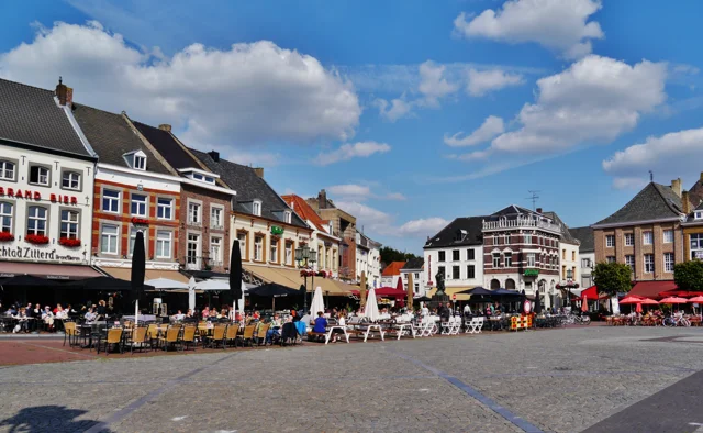 De Grote Markt in Sittard, de stad waar RFD gevestigd is